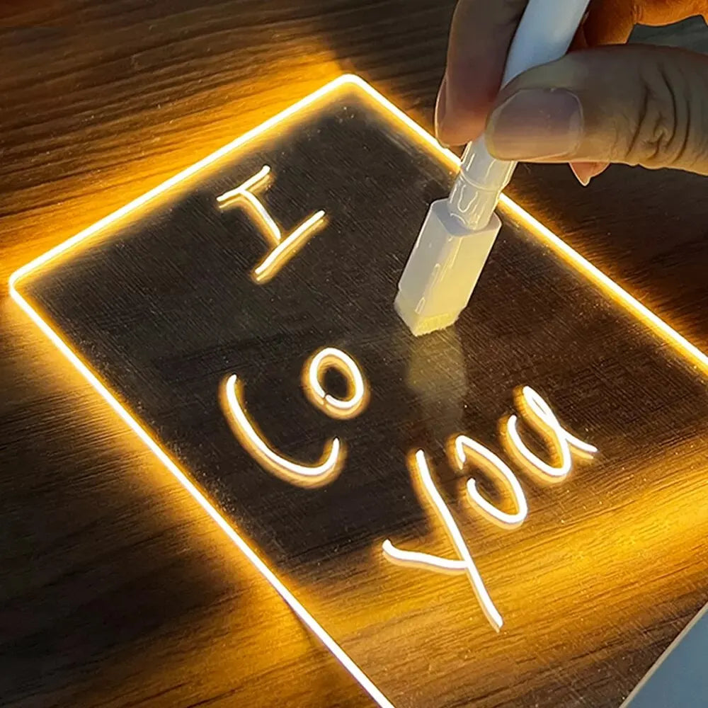 Night Light USB Message Board