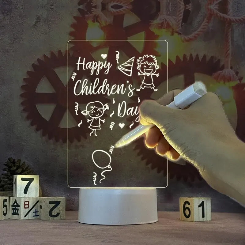 Night Light USB Message Board