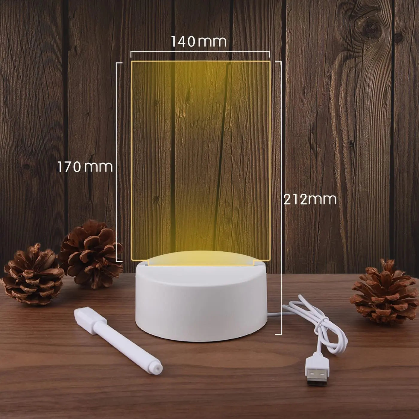Night Light USB Message Board