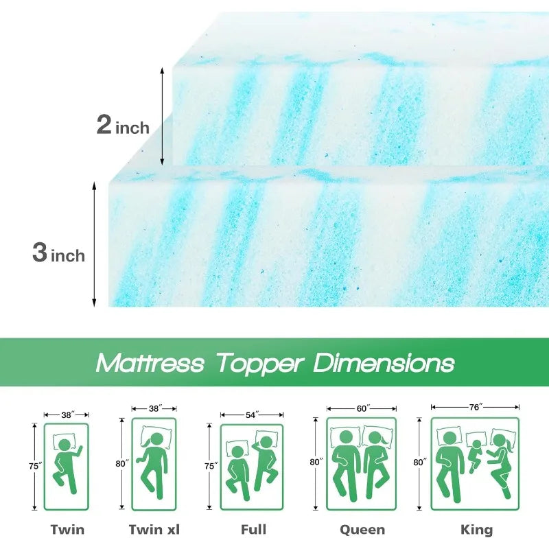 2 Inch Twin Mattress Topper