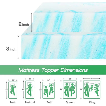 2 Inch Twin Mattress Topper