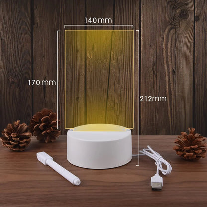 Night Light USB Message Board